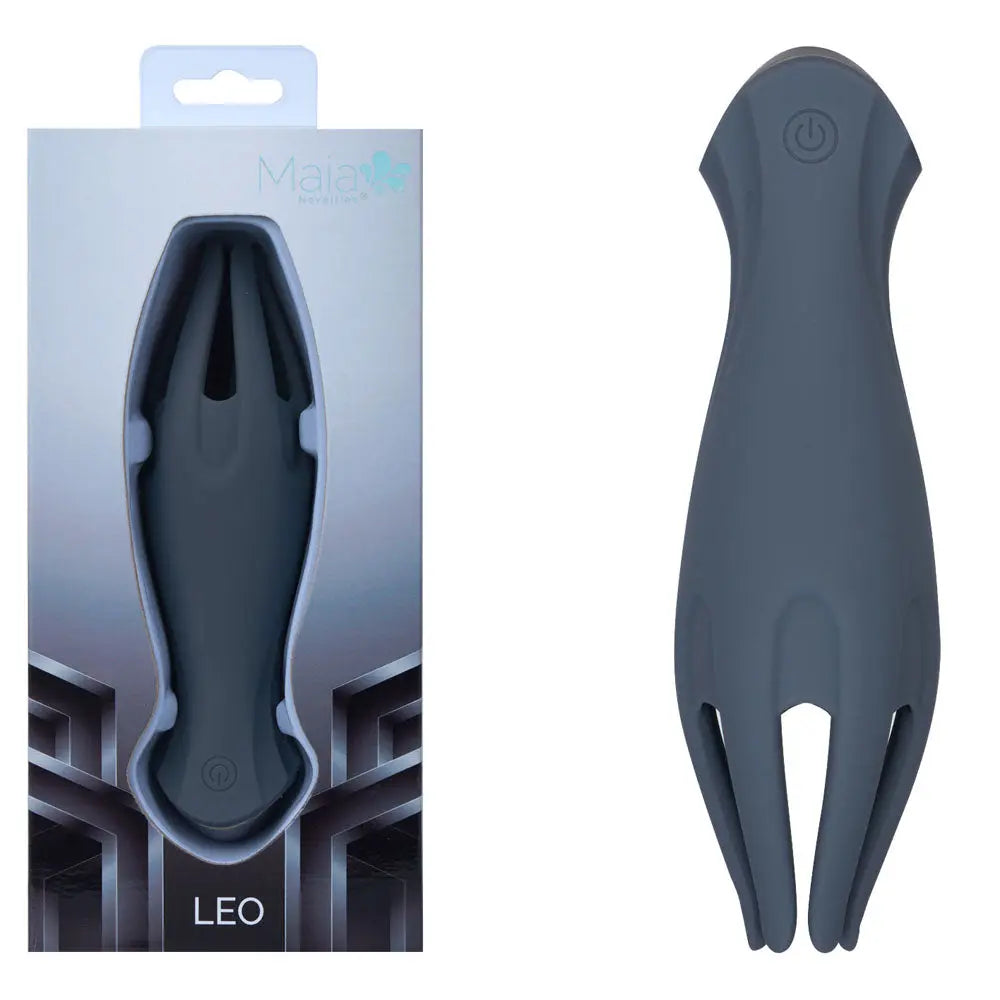 Maia LEO - Grey - Grey USB Rechargeable Penis Head Tickler Maia Toys Discreet Intimate Essentials.