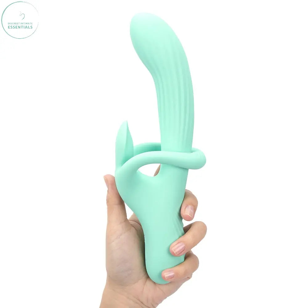 Maia TENLEY - Mint  24.1 cm USB Rechargeable Gyrating Rabbit Vibrator Maia Toys