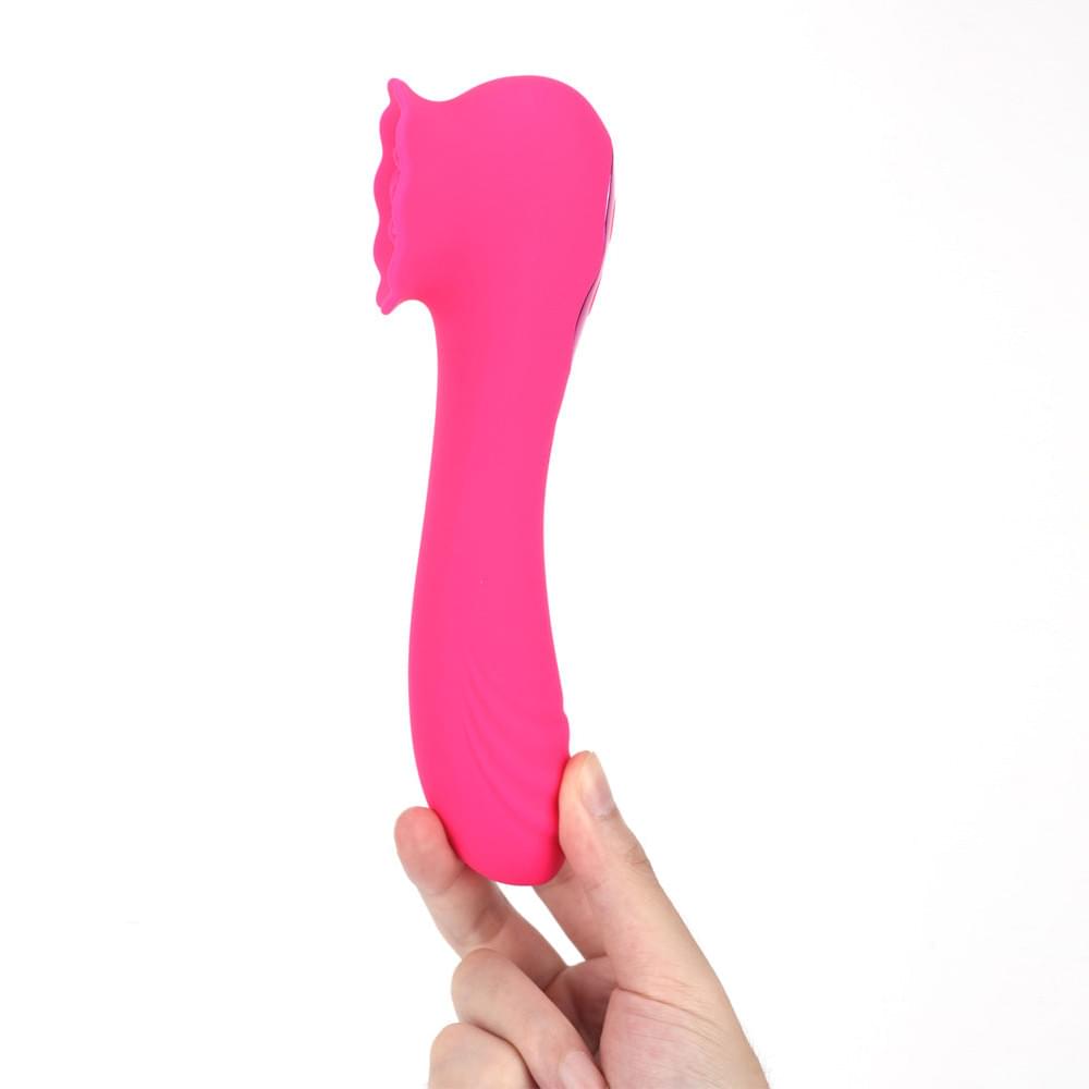 Maia ROZA -  18.4 cm USB Rechargeable Dual Ended Vibrator