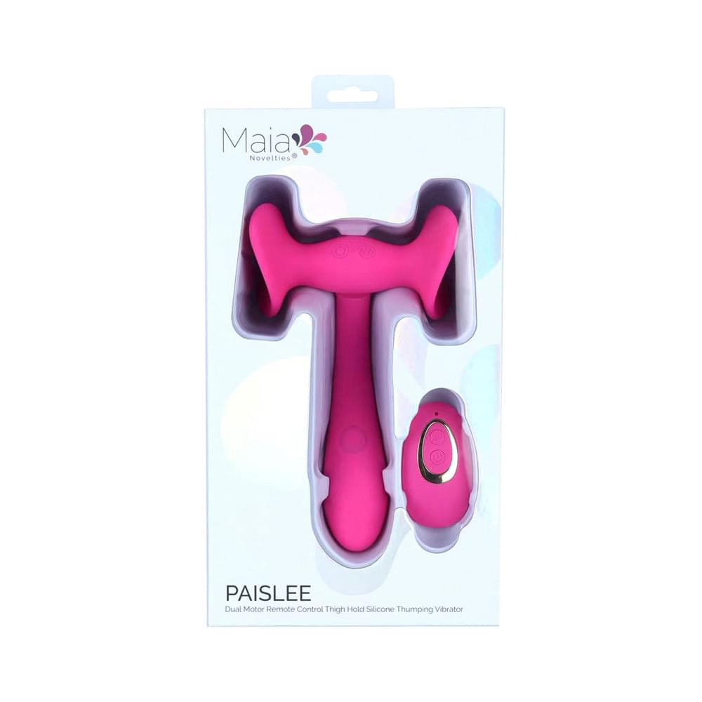 Maia PAISLEE -  16.5 cm USB Rechargeable Thigh Hold Vibrator with Wireless Remote
