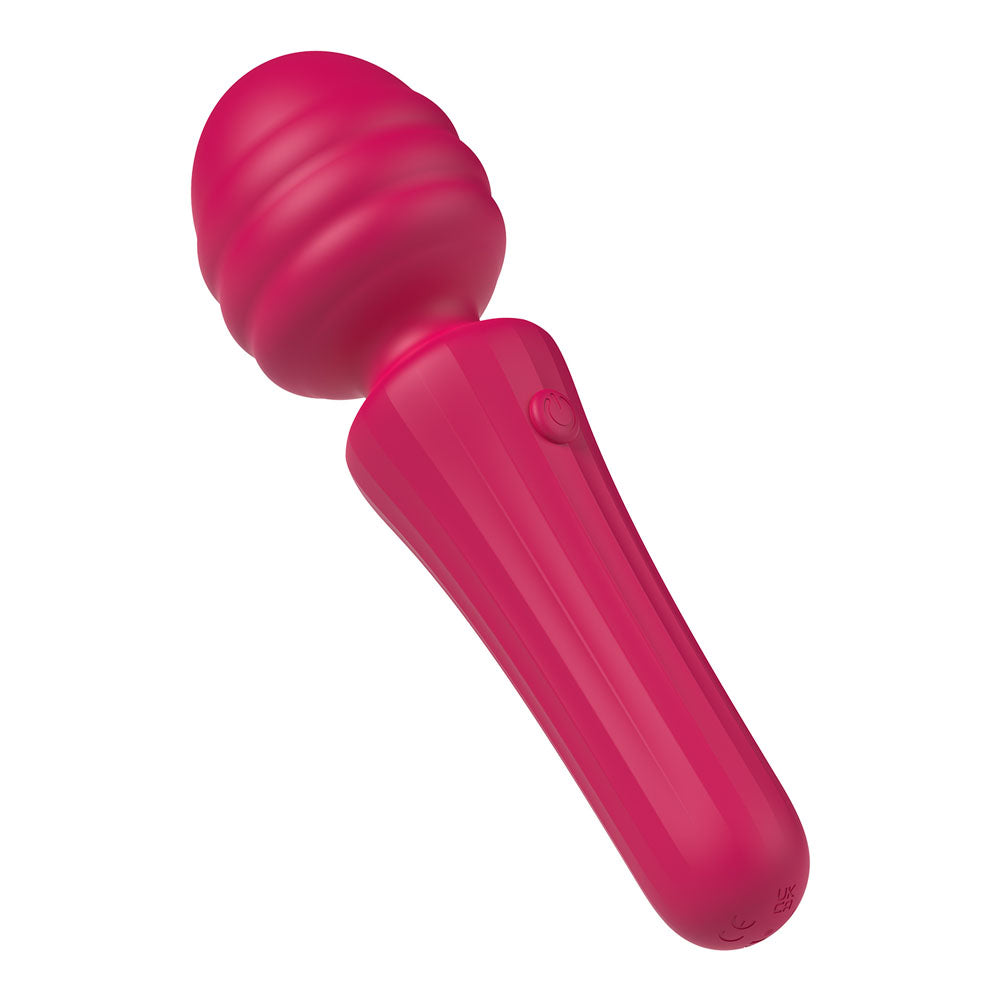Party Up DUUNA -  -  16.9 cm USB Rechargeable Massage Wand in vibrant pink color for intimate essentials for her.