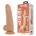 Party Up THOMAS Slide Skin Dong -  23 cm Flexible Dildo in lifelike skin with suction cup base for realism.