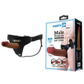 Party Up NELSON Vibrating Hollow Strap-On with adjustable straps and soft TPR glans for enhanced stimulation.