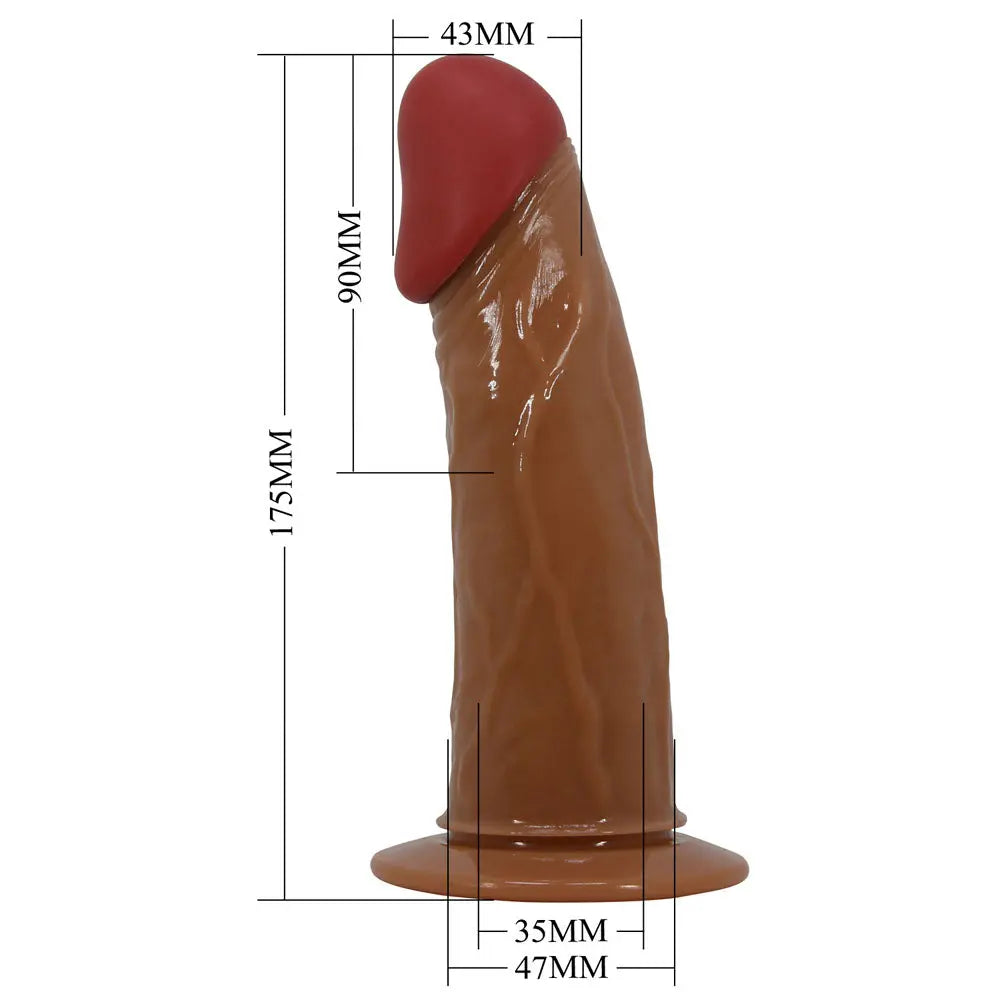 Party Up NELSON Vibrating Strap-On -  17.5 cm Vibrating Hollow Strap-On Party Up Discreet Intimate Essentials.