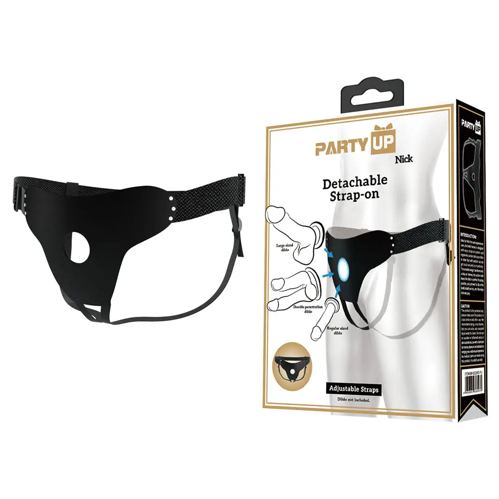 Party Up NICK Strap-On Harness -  Adjustable Strap-On Harness (No Probe Included) Party Up Discreet Intimate Essentials.