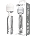 Bodywand Mini - Silver Mini Massager Wand with soft-touch design and splashproof features, ideal for intimate essentials for her.