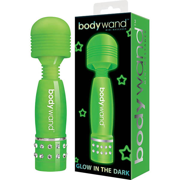 Bodywand Mini - Glow in Dark Mini Massager Wand with soft-touch design and splashproof features.
