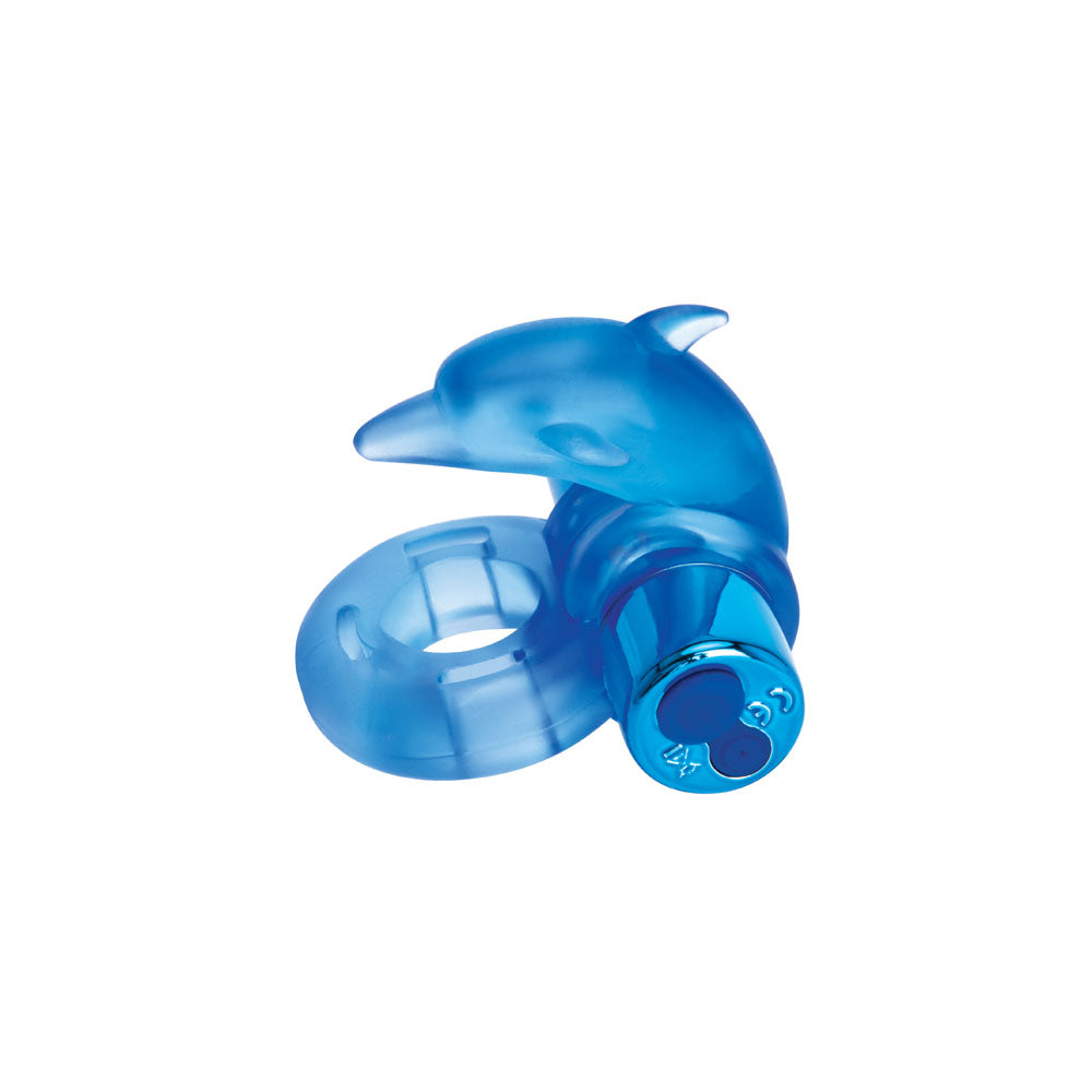 Bodywand Rechargeable Dancing Dolphin Ring -  USB Rechargeable Vibrating Cock Ring for enhanced pleasure.