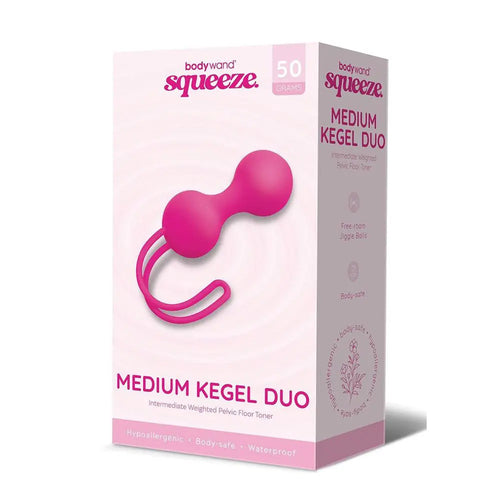 Bodywand Squeeze Medium Kegel Duo -  Kegel Balls - 50 grams Bodywand Discreet Intimate Essentials.