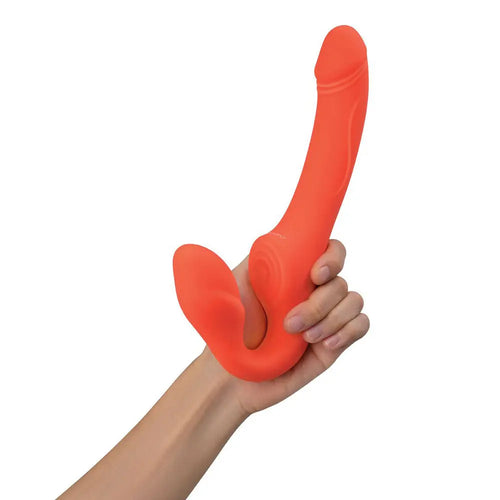 Bodywand ID Access Strapless Strap-On - Orange 15.2 cm USB Rechargeable Strapless Strap-On Bodywand Discreet Intimate Essentials.