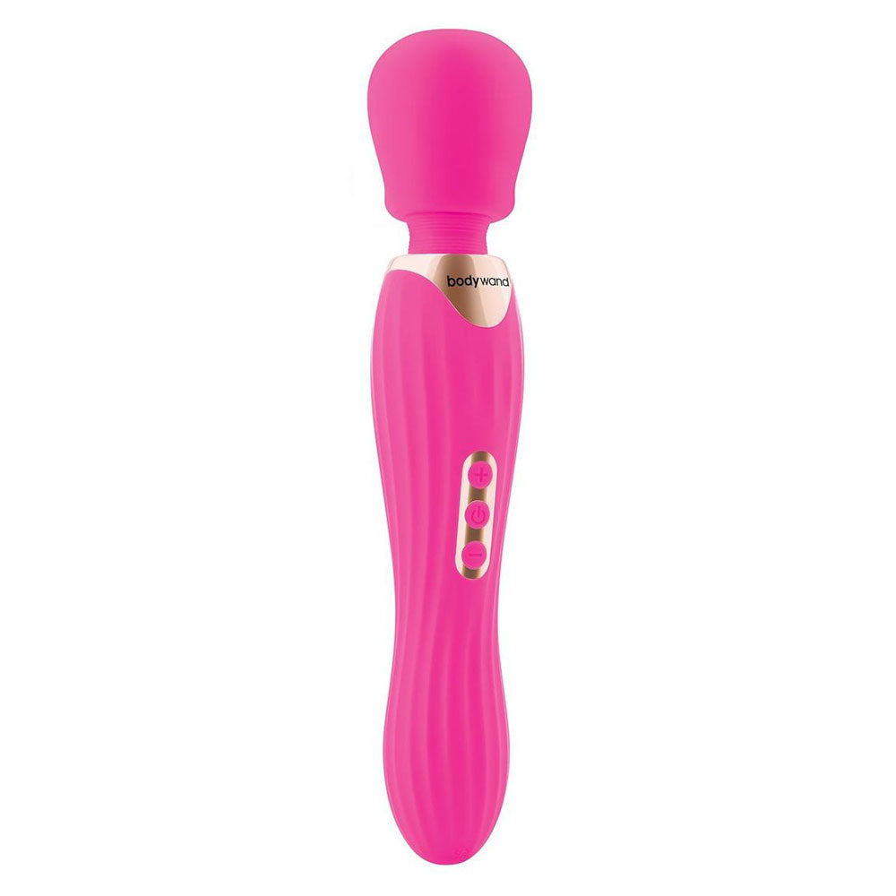 Bodywand RUMBLE WAND 12 Inch - Hot  - Hot  30 cm USB Rechargeable Massage Wand in pink, featuring multiple vibration modes.