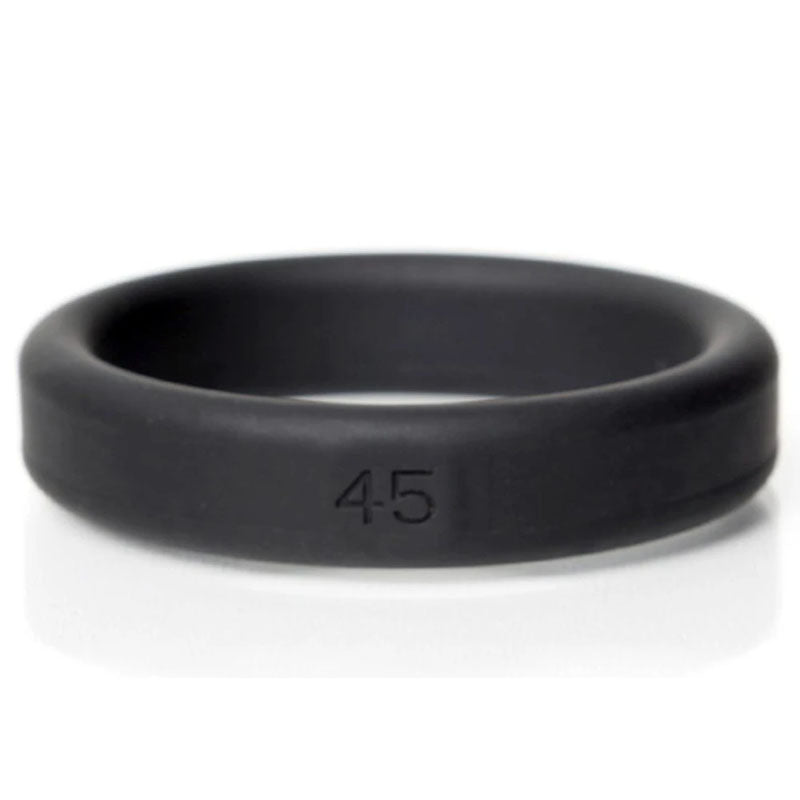 Boneyard Silicone Ring 5 Pcs Kit -  Cock Rings - Set of 5 Sizes, black silicone ring with size 45