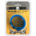 Boneyard Silicone Ball Strap - 3-Snap 4 cm Adjustable Ball Stretcher Ring in blue packaging
