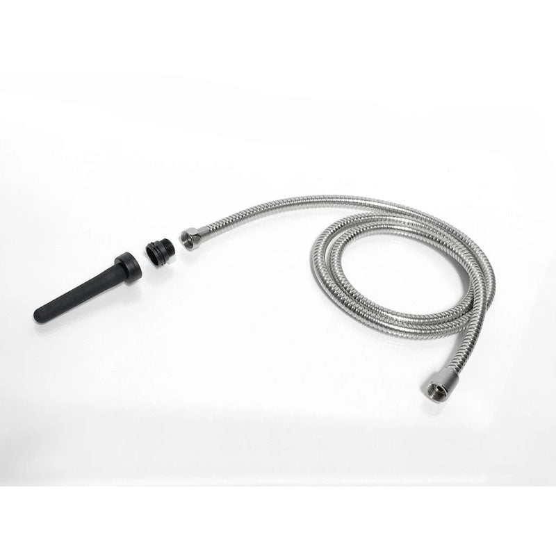 Boneyard The Skwert - 5 Piece Water Bottle Douche Adapter Kit components including silicone nozzle and threaded adapters.