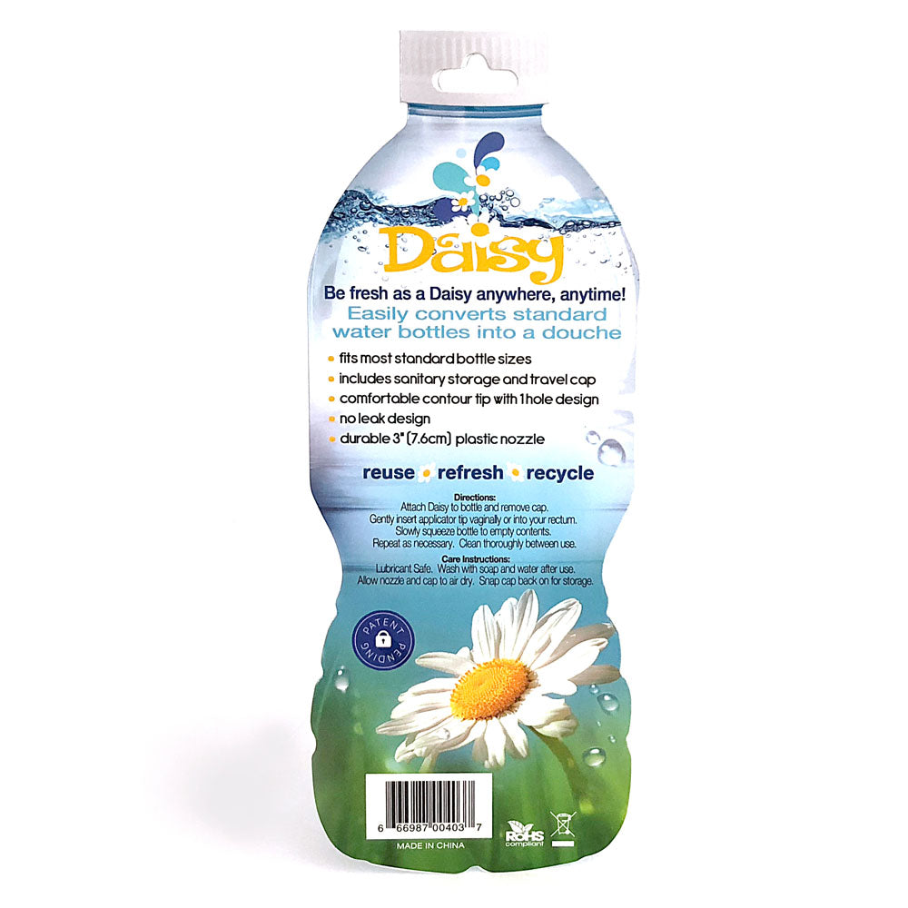 Skwert Daisy Douche -  Douche Nozzle for Water Bottles, converts water bottles into a convenient intimate hygiene option.