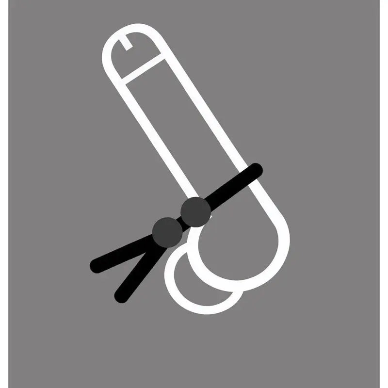 Affordable quality Boneyard Cock Leash Double -  Adjustable Cock Lasso Ring  from C1 Releasing by Discreet Intimate Essentials with Discreet Delivery 