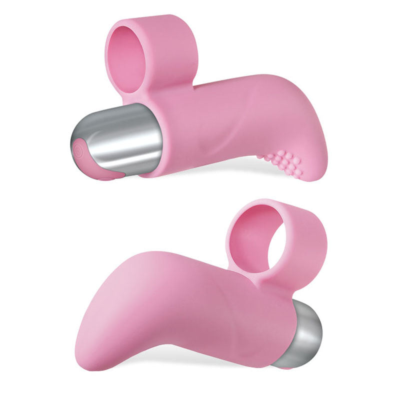Adam & Eve Silicone Rechargeable Finger Vibe - USB Rechargeable Finger Stimulator showcasing smooth silicone design.