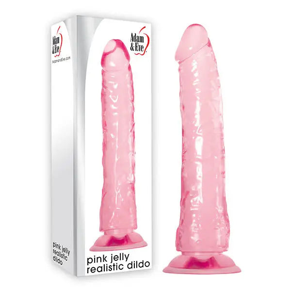 Adam & Eve  Jelly Realistic Dildo -  21 cm (8'') Dong Adam & Eve Discreet Intimate Essentials.