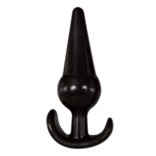 Adam & Eve 4 Piece Anal Plug Kit -  Butt Plugs - Set of 4 Sizes - Black anal plug with a unique shape