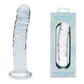 Clarity - Seraphic Rapture -  17.8 cm Glass Dildo in packaging showcasing its sleek design and craftsmanship.