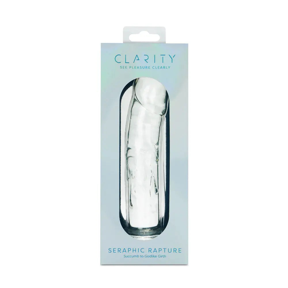 Clarity - Seraphic Rapture -  17.8 cm Glass Dildo Creative Conceptions Discreet Intimate Essentials.