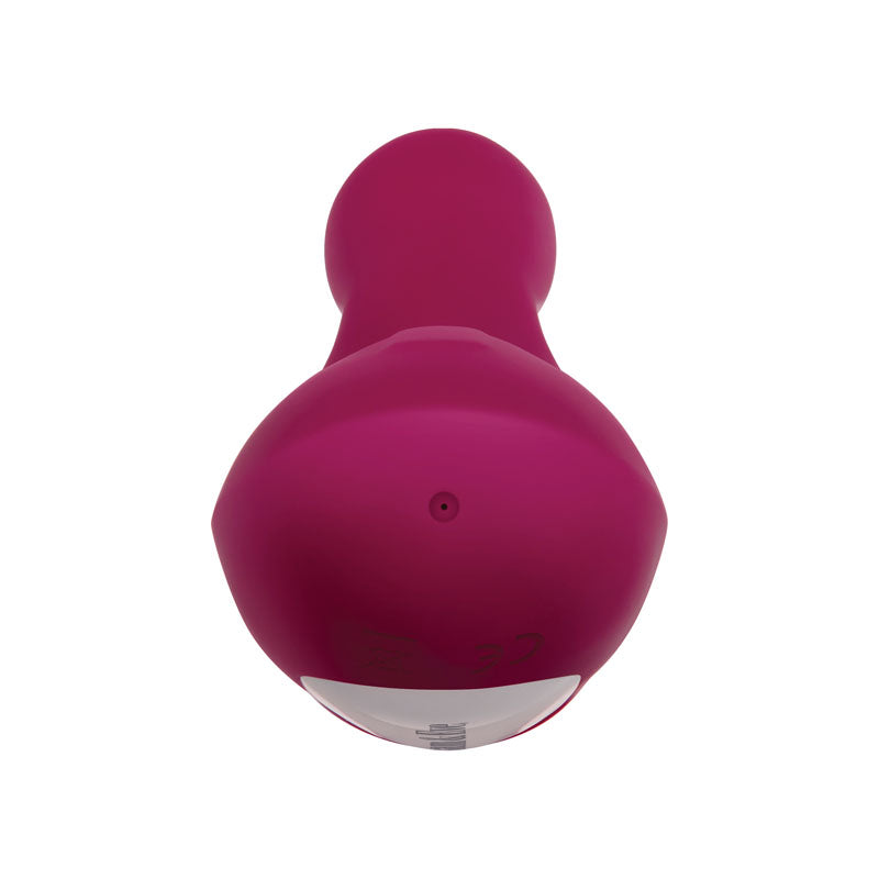 Adam & Eve Eve's Twirling Rabbit Thruster - 24.1 cm USB Rechargeable Thrusting Rabbit Vibrator top view