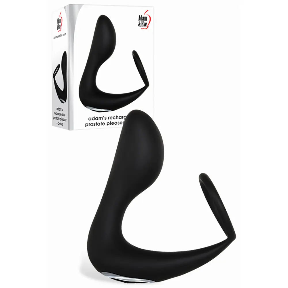 Adam & Eve Adam's Rechargeable Prostate Pleaser & C-Ring -  USB Rechargeable Anal Plug with Cock Ring Adam & Eve Discreet Intimate Essentials.