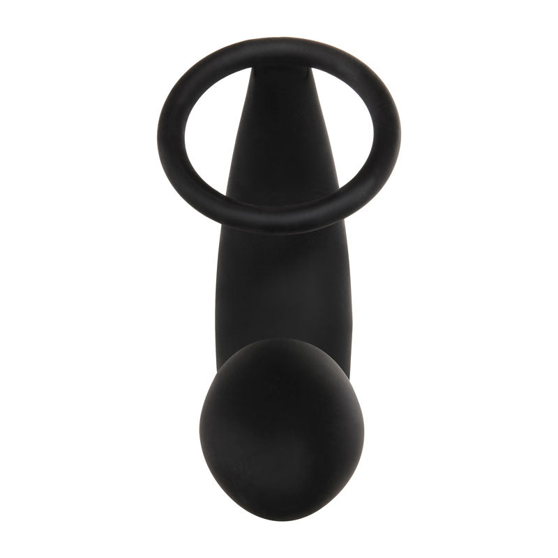 Adam & Eve Adam's Rechargeable Prostate Pleaser & C-Ring - USB Rechargeable Anal Plug with Cock Ring