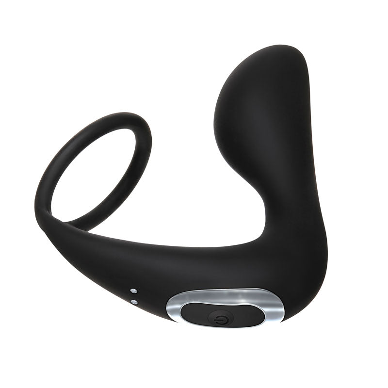Adam & Eve Adam's Rechargeable Prostate Pleaser & C-Ring - USB Rechargeable Anal Plug with Cock Ring