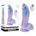 Evolved MYTHICAL - Multicoloured 22.6 cm USB Rechargeable Vibrating Fantasy Dildo with Remote