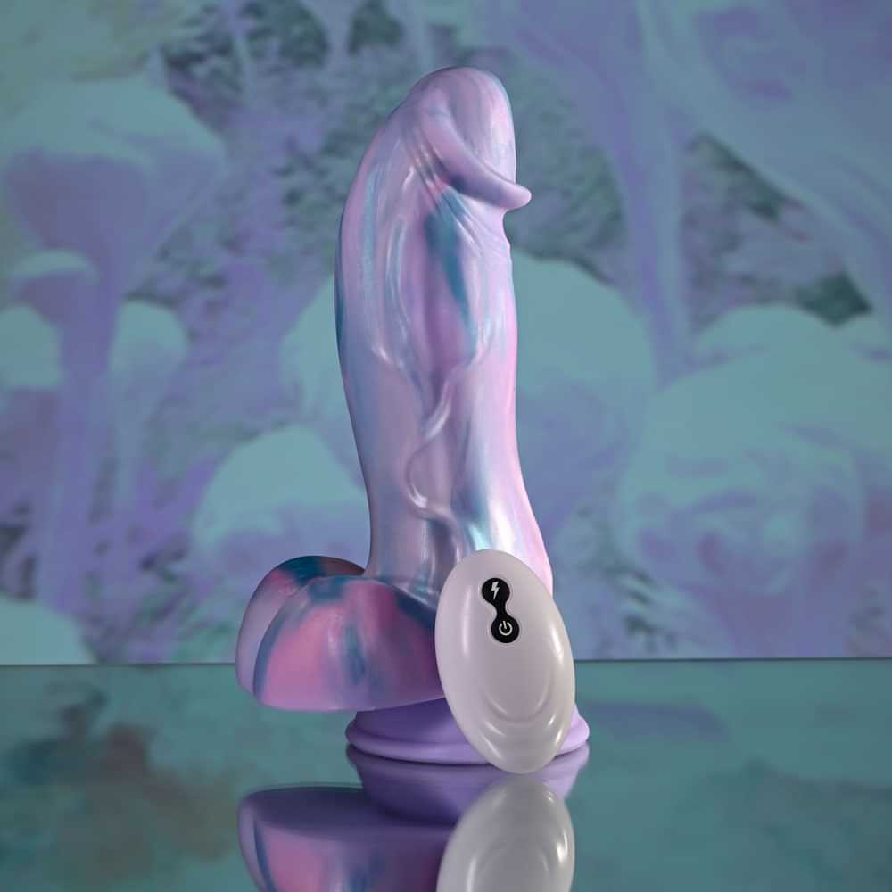 Evolved MYTHICAL - Multicoloured 22.6 cm USB Rechargeable Vibrating Fantasy Dildo with Remote