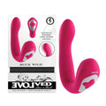 Evolved BUCK WILD - USB Rechargeable Flicking Vibrator in vibrant pink packaging with powerful features.