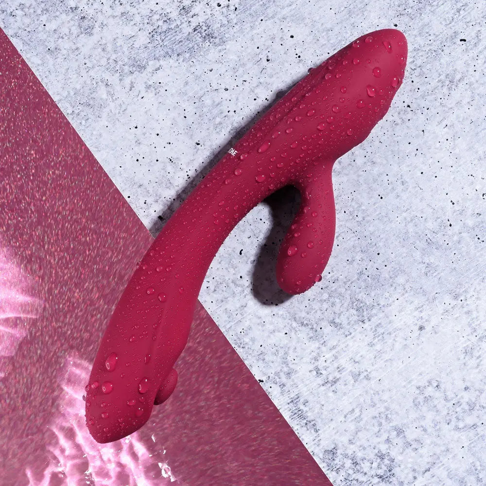 Evolved JAMMIN' G - Burgundy 20.1 cm USB Rechargeable Rabbit Vibrator Evolved Discreet Intimate Essentials.