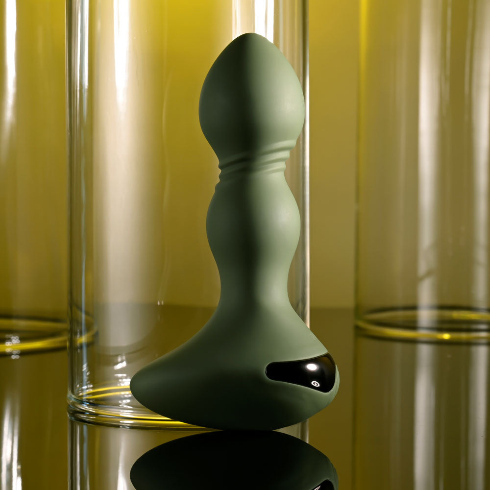 Evolved LIEUTENANT - 12.2 cm USB Rechargeable Vibrating Butt Plug, ideal for intimate essentials for her.