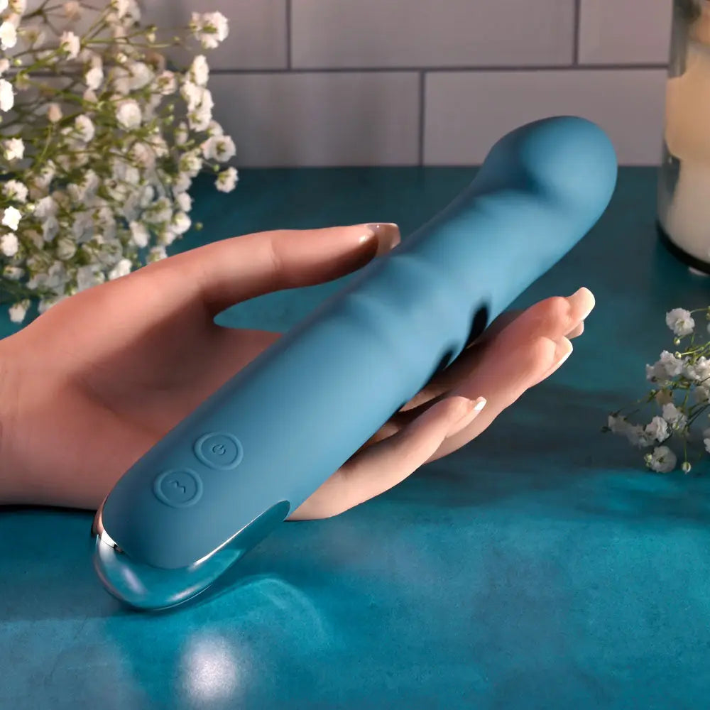 Evolved QUEEN OF ALL TRADES -  22.6 cm USB Rechargeable Thrusting & Rotating Vibrator Evolved Discreet Intimate Essentials.