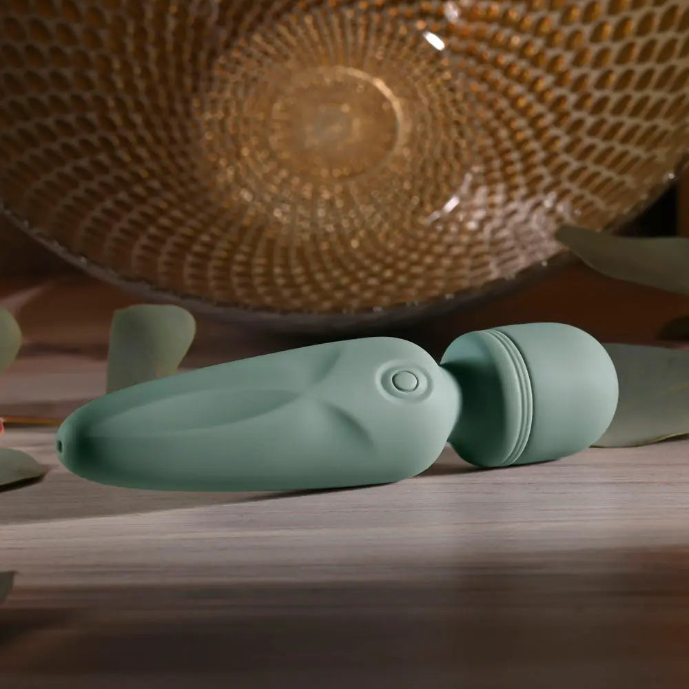 Evolved RUMBLE WAND - Olive  13.4 USB Rechargeable Mini Massage Wand Evolved Discreet Intimate Essentials.