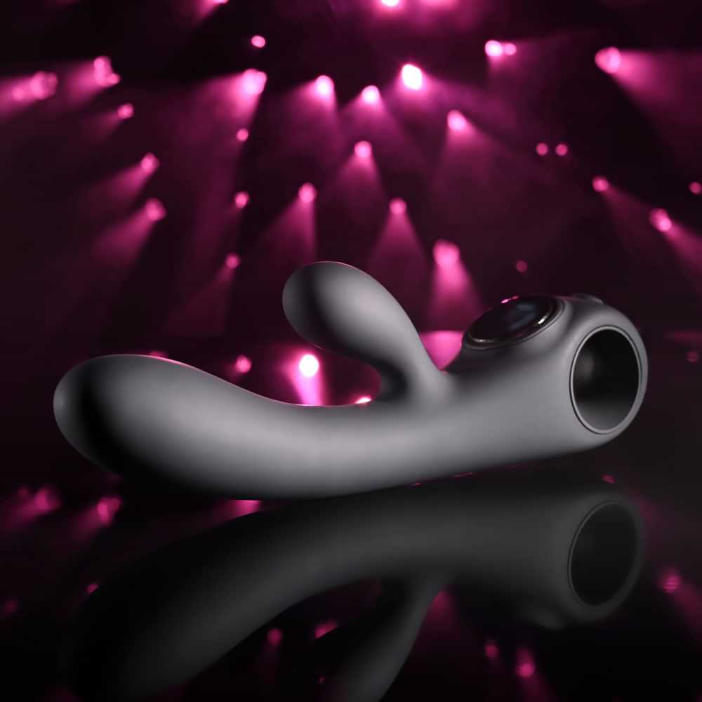 Evolved  MAGIC -  20 cm USB Rechargeable Rabbit Vibrator with LED Screen