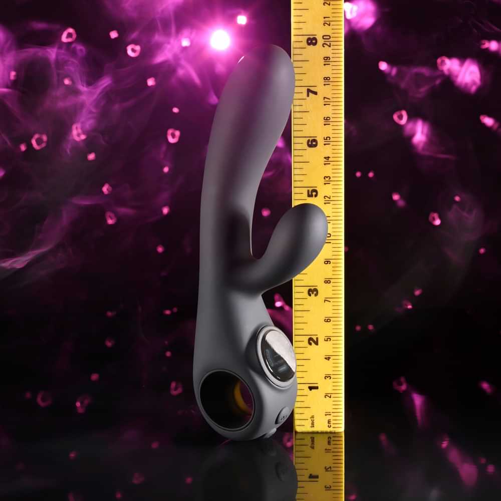 Evolved  MAGIC -  20 cm USB Rechargeable Rabbit Vibrator with LED Screen