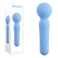 Evolved IRIS - 18.3 cm USB Rechargeable Massage Wand in blue, designed for intense pleasure with powerful vibration settings.