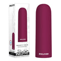 Evolved Mighty Thick - Burgundy 9 cm USB Rechargeable Bullet in packaging, ideal for intimate essentials for her.