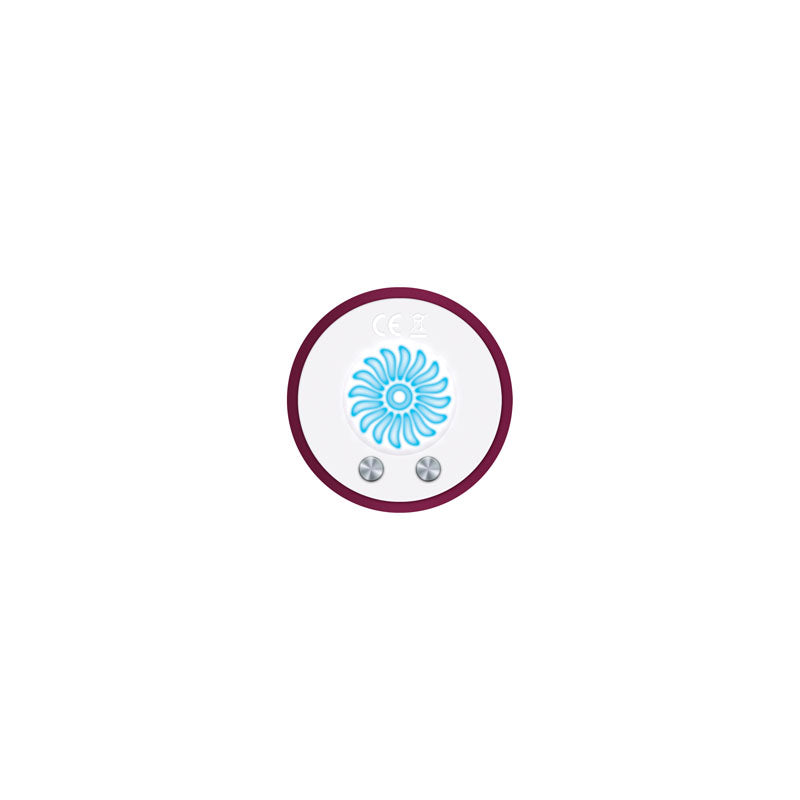 Evolved Mighty Thick - Burgundy 9 cm USB Rechargeable Bullet with vibrant design and powerful vibrations.