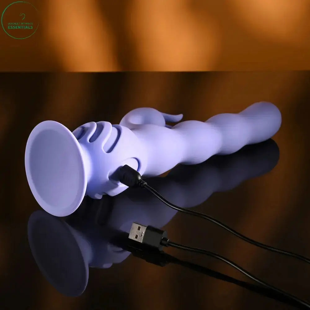 Affordable quality Evolved WIGGLY BUNNY -  USB Rechargeable Rabbit Vibrator with Suction Base  from Evolved by Discreet Intimate Essentials with Discreet Delivery 