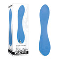Evolved  CRUSH -  12 cm USB Rechargeable Mini Vibrator, blue silicone vibe, petite, powerful with 10 functions.