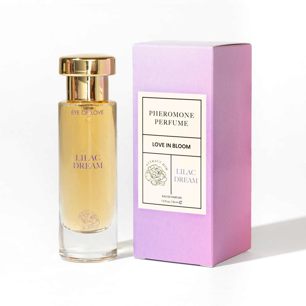 Affordable quality Eye Of Love Love In Bloom Lilac Dream Pheromone Perfume - 30ml - Vanilla Scented Pheromone Parfum for Women to attract Men - 30 ml Spray  from Eye Of Love by Discreet Intimate Essentials with Discreet Delivery 