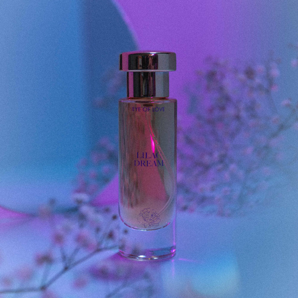 Affordable quality Eye Of Love Love In Bloom Lilac Dream Pheromone Perfume - 30ml - Vanilla Scented Pheromone Parfum for Women to attract Men - 30 ml Spray  from Eye Of Love by Discreet Intimate Essentials with Discreet Delivery 