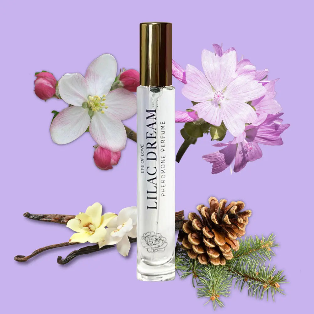 Affordable quality Eye Of Love Love In Bloom Lilac Dream Pheromone Perfume - 10ml - Vanilla Scented Pheromone Parfum for Women to attract Men - 10 ml Spray  from Eye Of Love by Discreet Intimate Essentials with Discreet Delivery 