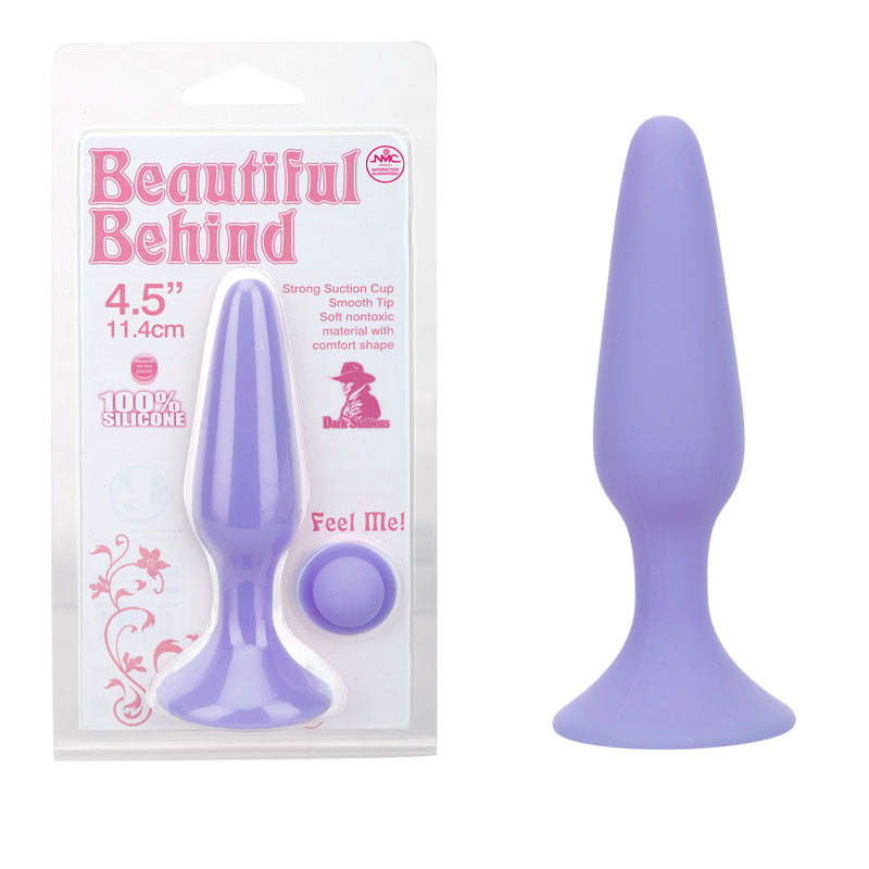 Beautiful Behind - 11.5 cm Butt Plug with strong suction cup and smooth silicone tip, perfect for intimate essentials.