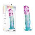 Jellido 18cm Dildo - Clear 18 cm Dildo displayed with packaging, showcasing its realistic design and strong suction base.