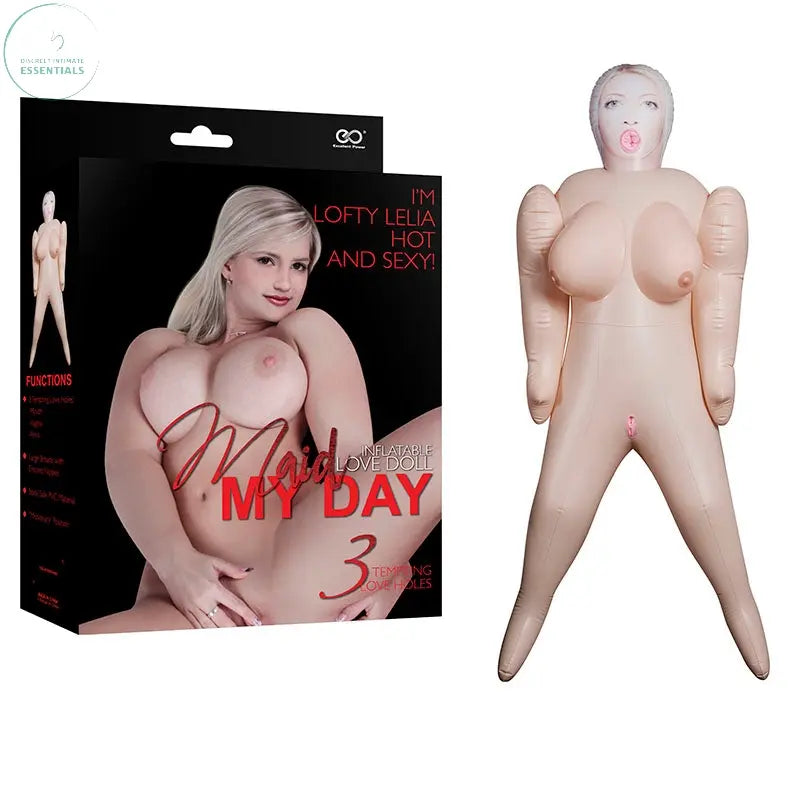 Affordable quality Maid My Day - Lofty Lelia - Inflatable Love Doll  from Excellent Power by Discreet Intimate Essentials with Discreet Delivery 