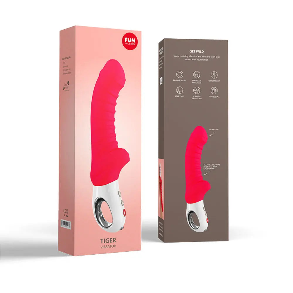 Fun Factory TIGER india  -  22.3 USB Rechargeable Vibrator Fun Factory Discreet Intimate Essentials.